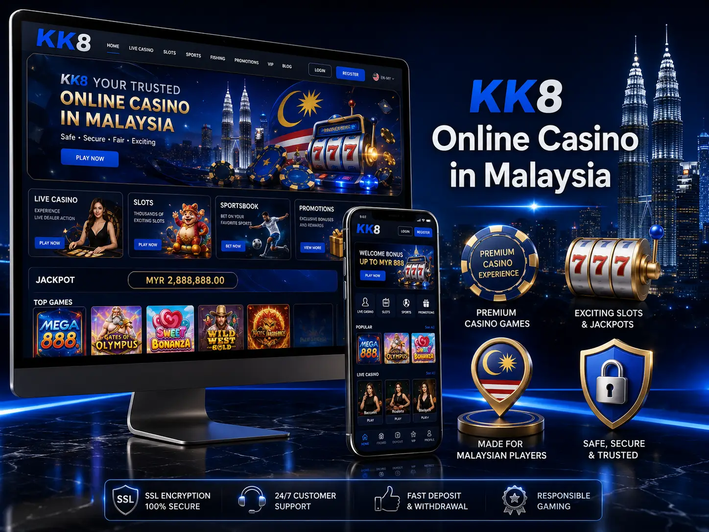 KK8 Online Casino in Malaysia 2026