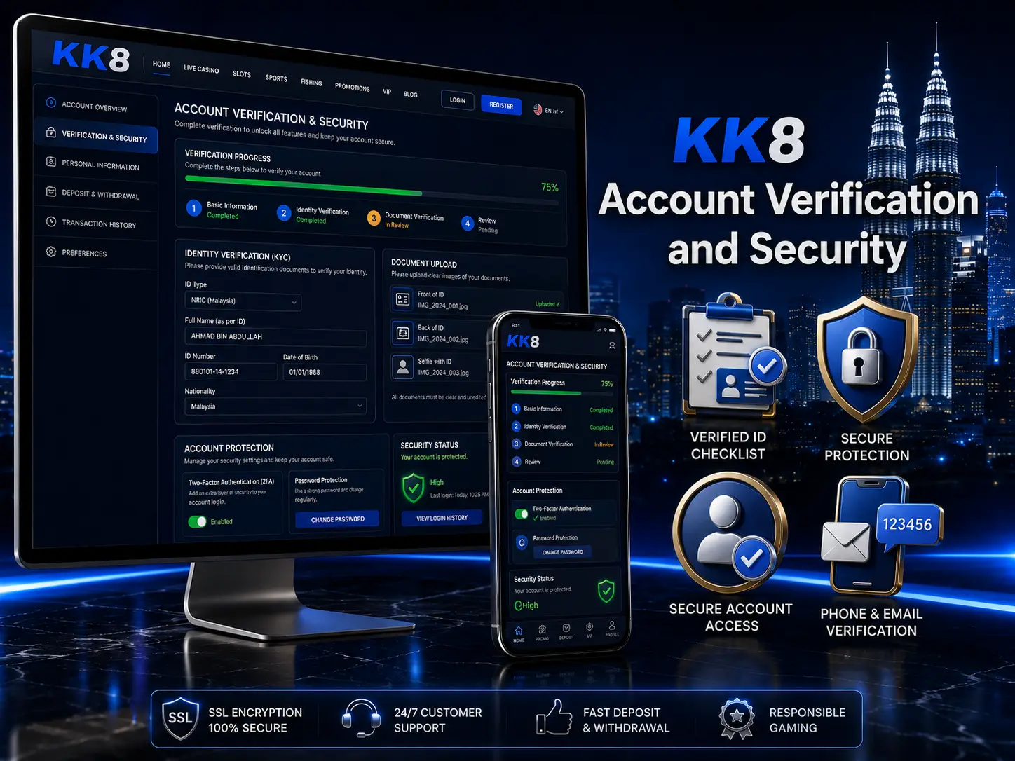 Account Verification and Security