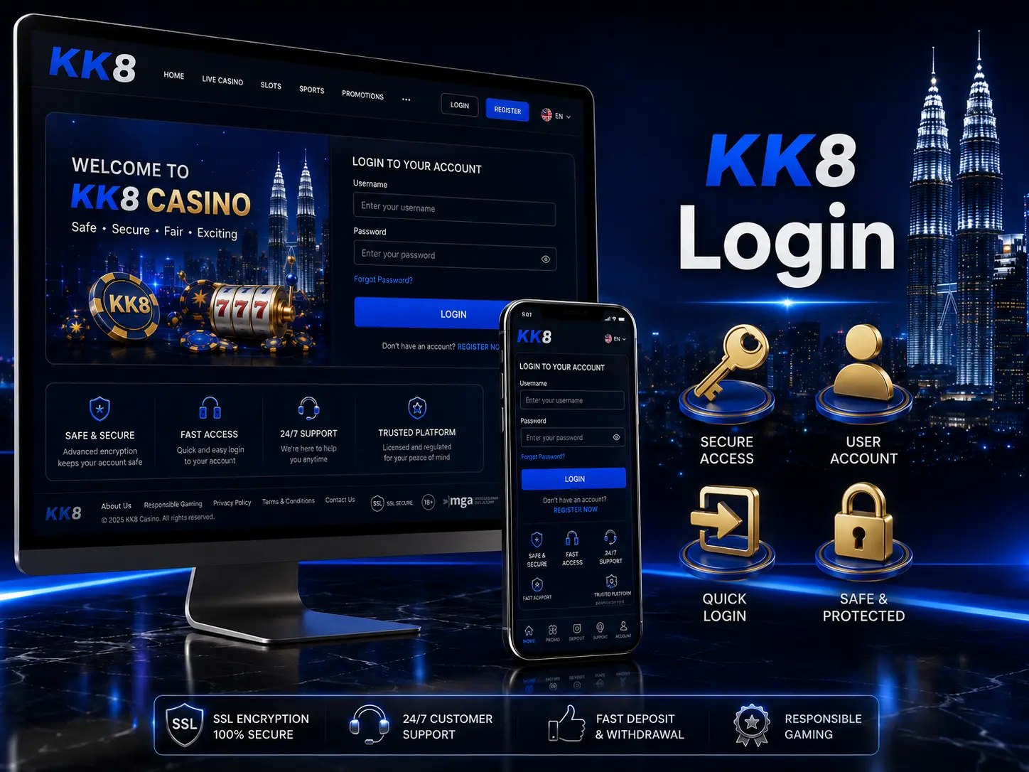 KK8 Login and Account Access
